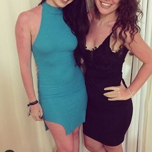 Teal dress